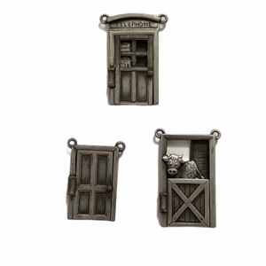 Pewter Open Door Pendants (price is for 1)